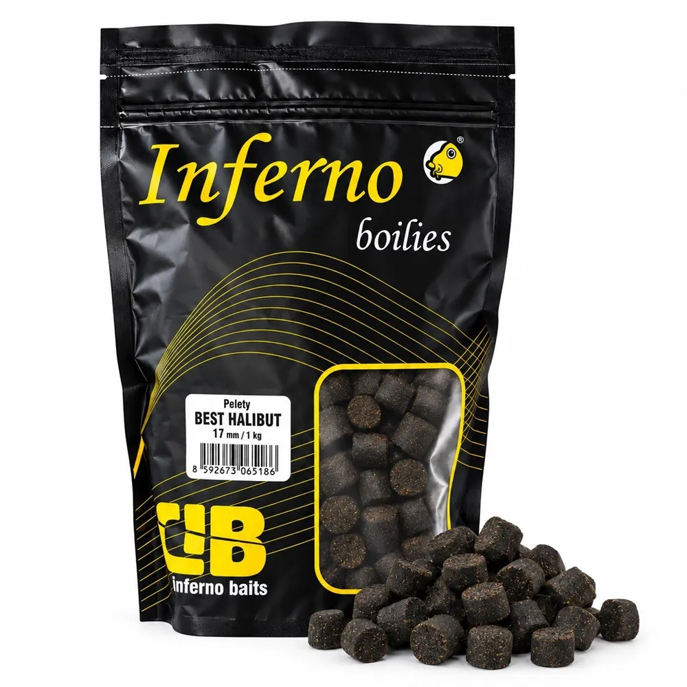 Carp Inferno Pelety Best Halibut 1 kg - MojeRybárstvo.sk Carp Inferno Pelety Best Halibut 1 kg