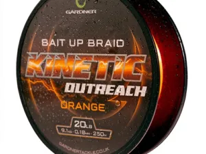 Gardner Splétaná šňůra Kinetic Outreach Shock Leader 50m, 50lb (0,26mm) Orange