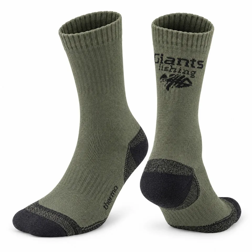 Giants fishing Ponožky Thermo Socks Dark Green