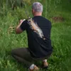 Giants fishing Tričko pánské černé Pstruh s muškou – Obrázok 2