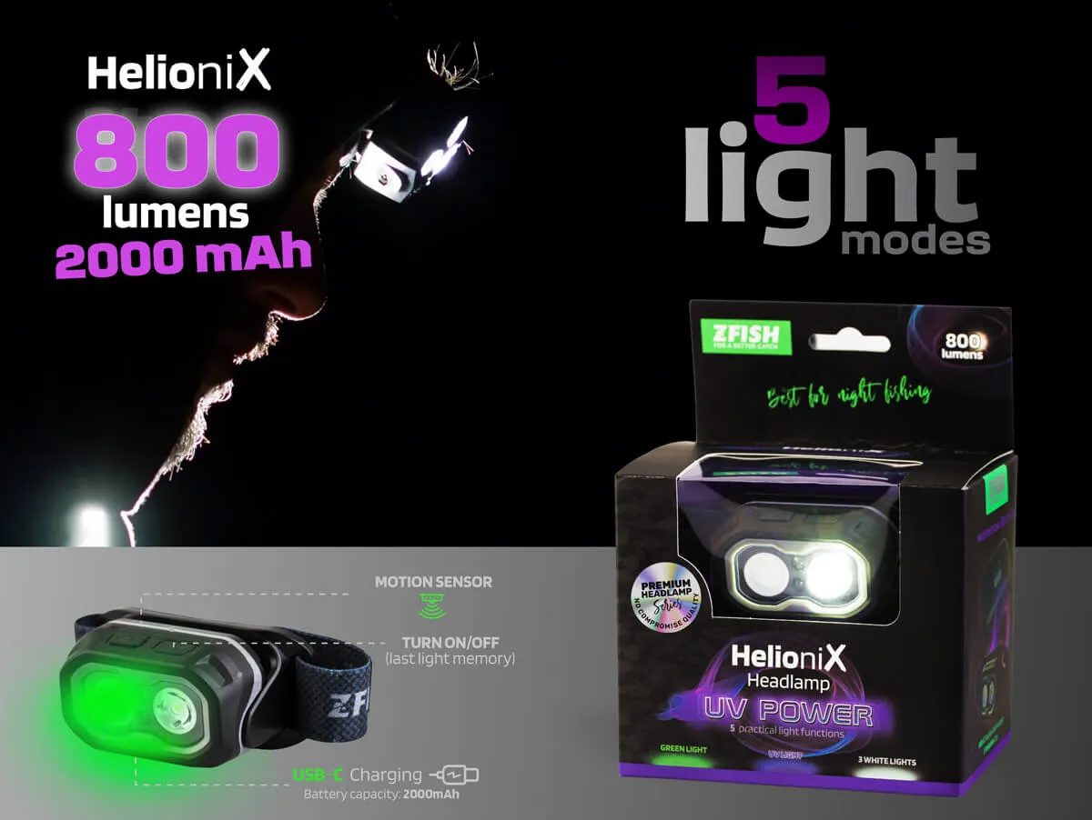 ZFISH Čelovka Helionix UV - MojeRybárstvo.sk ZFISH Čelovka Helionix UV – Obrázok 7
